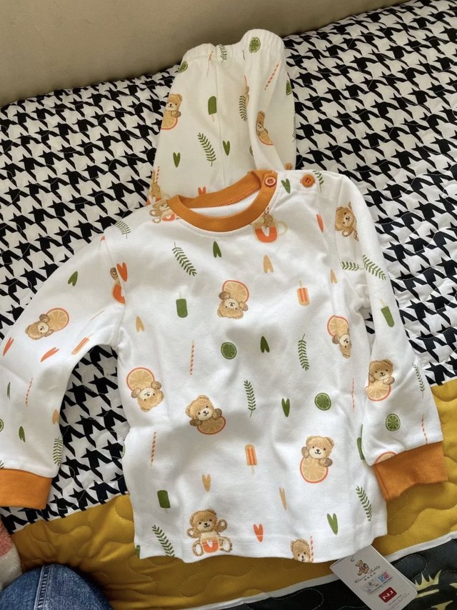 49入手精典泰迪宝宝秋衣一套