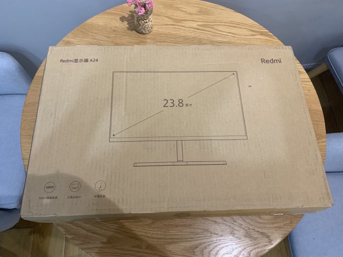 红米RMMNT238NFS显示器怎么样 小米24寸显示器开箱_什么值得买