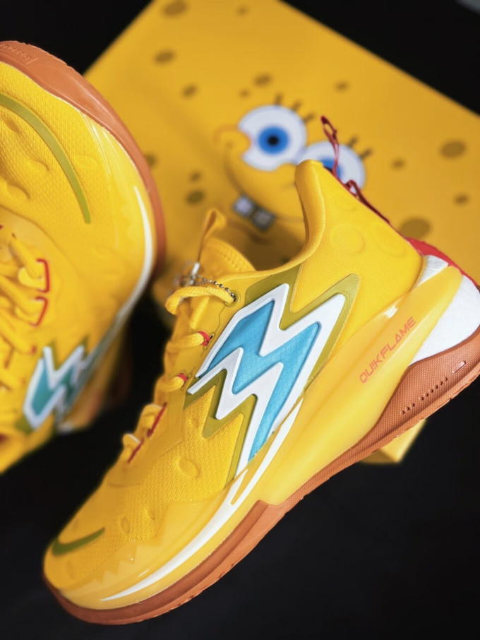 361°篮球鞋怎么样 361度海绵宝宝联名款big3 Pro_什么值得买