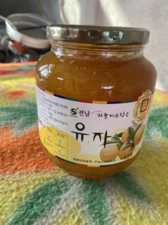 韩国进口全南蜂蜜柚子茶1kg果酱