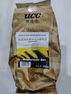 UCC咖啡豆开袋