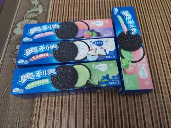 亿滋奥利奥原味饼干薄脆夹心冰淇淋奥力奥