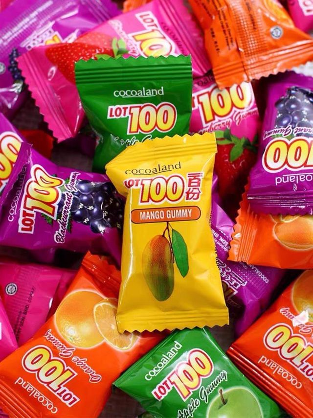 偶然吃到的果汁软糖🍬，根本停不下来！