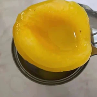 好吃不腻的黄桃罐头，不一会就吃完了一罐