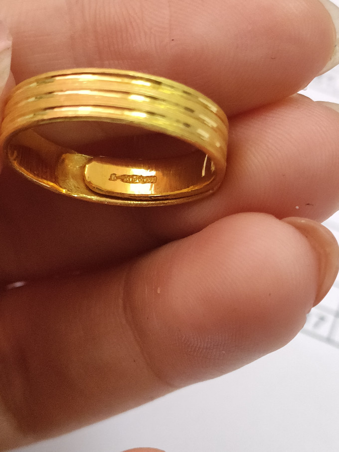 亚一黄金戒指怎么样 称了重量准的,比实体店便宜 ..._什么值得买