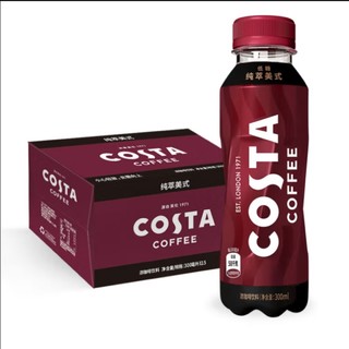 COSTA COFFEE 纯萃美式 浓咖啡饮料 300mlx1