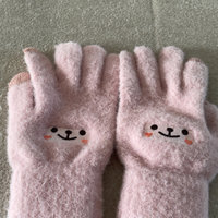 超级可爱的粉红小手套