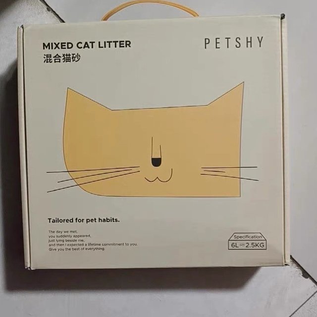 PETSHY&百宠千爱 豆腐猫砂细混合型10膨润