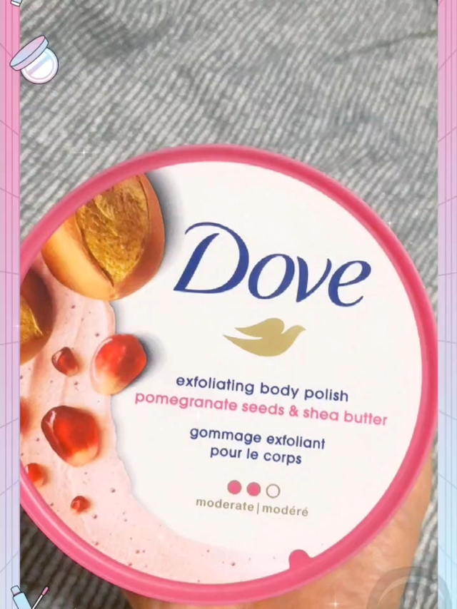 Dove/多芬石榴籽去角质鸡皮冰淇淋