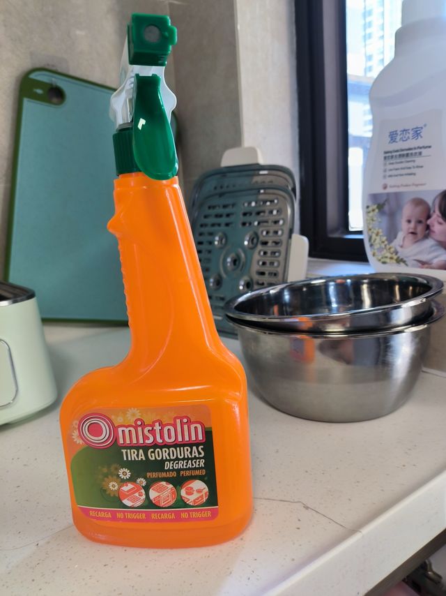 非常好用的厨房去油清洁剂mistolin