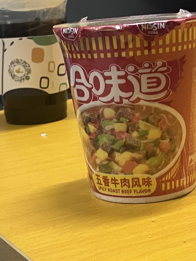 爆炸无敌好吃的杯面！！！