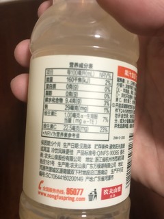 农夫山泉果汁饮料