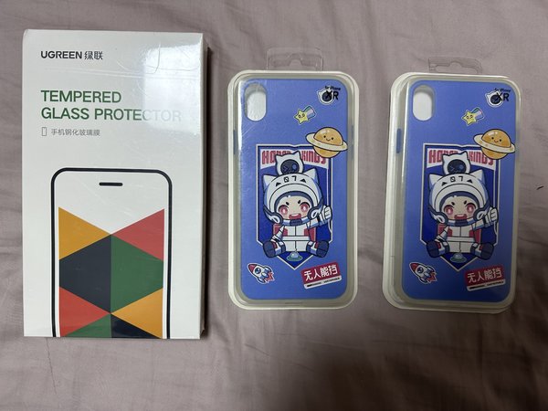 绿联iphone xr钢化膜 miniso xr手机壳