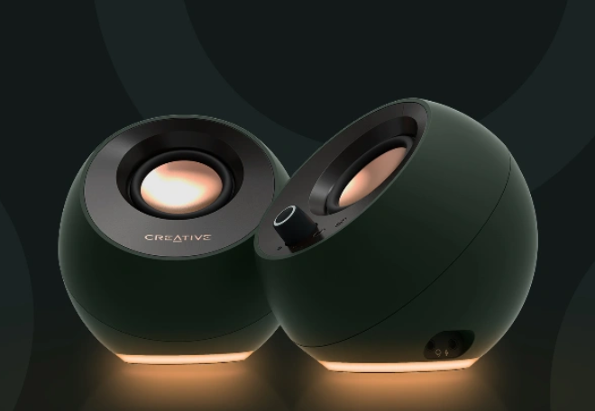 创新发布新款 Pebble Pro 桌面2.0音箱，带RGB灯效，三模连接