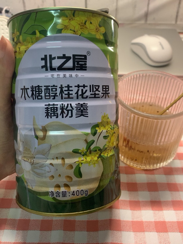 浓浓桂花味儿的藕粉羹！