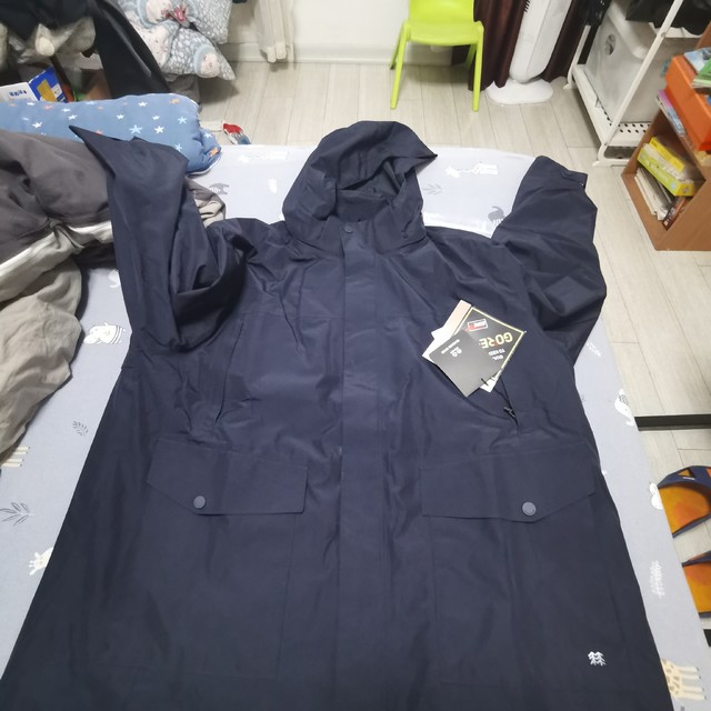 【陈坤同款】KOLON SPORT/可隆季风夹克 男子户外运动戈尔2L LHGJ2ST603-NA 藏蓝 190/