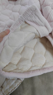 三层夹棉的珊瑚绒睡衣