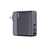 IDMIX140W氮化镓充电器套装适用苹果12/13pro/max华为小米Macbook笔记本P140W充电器+1.5米双C口线灰色