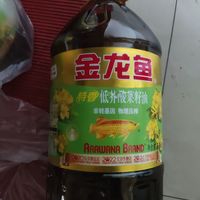 金龙鱼 低芥酸菜籽油 压榨一级 5.38L