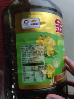 金龙鱼 低芥酸菜籽油 压榨一级 5.38L
