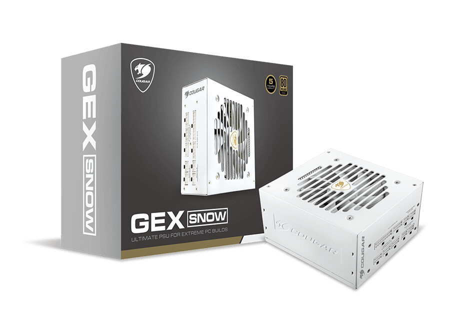 骨伽发布 GEX Snow 系列电源，金牌效能，白色涂装