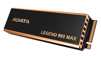 支持索尼PS 5：威刚发布“传奇”LEGEND 960 MAX SSD 固态硬盘