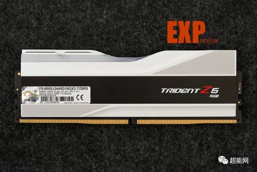 芝奇Trident Z5 RGB 幻锋戟 DDR5-6800评测：超至7400MHz的低延迟内存