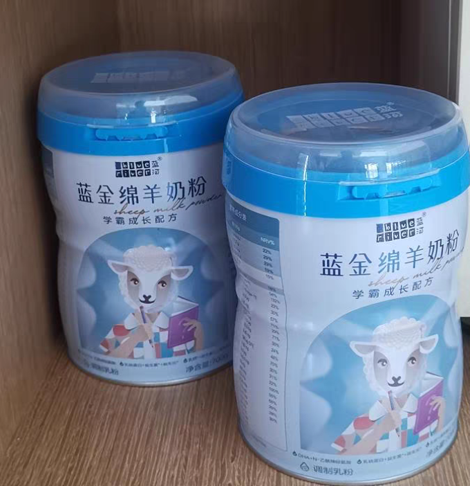 蓝河蓝金儿童绵羊奶粉4段学霸成长配方3岁疑舷