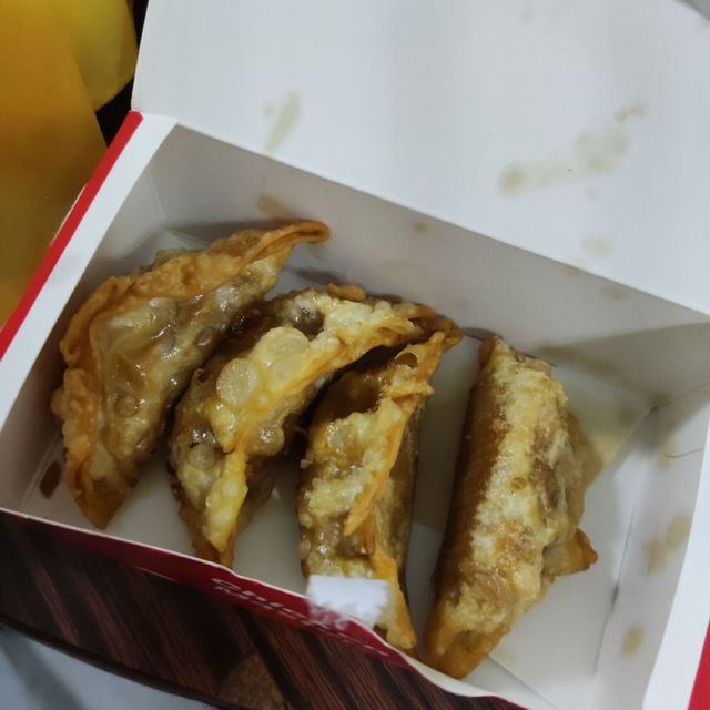 超级好吃的煎饺哦！