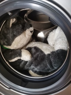 试一下新买的小天鹅洗衣机