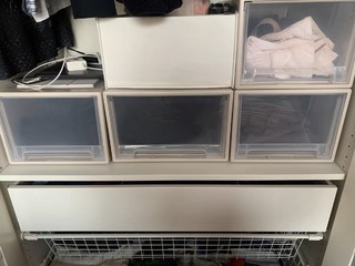  爱丽思抽屉式收纳箱衣柜透明收纳盒塑料整