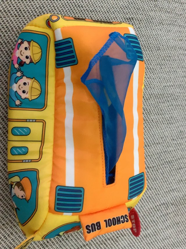 jollybaby校车纸巾盒抽抽乐