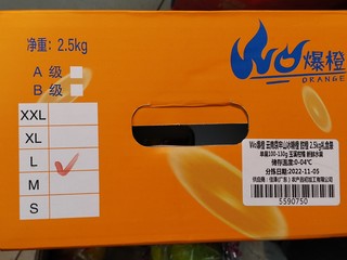 Wo爆橙 云南哀牢山冰糖橙 2.5kg