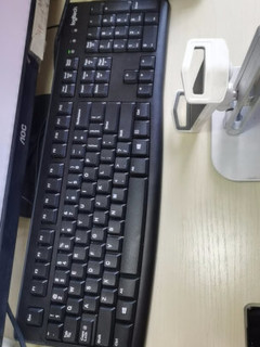 罗技全尺寸K120有线键盘 
