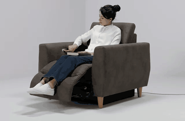 宜家新品鲁勒鲁姆电动单人沙发，TORNARP涂纳科技面料，110-140°电动调节