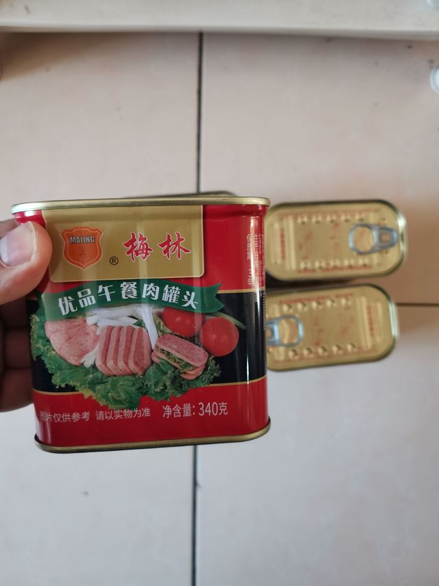 午餐肉选梅林，快来试一试吧