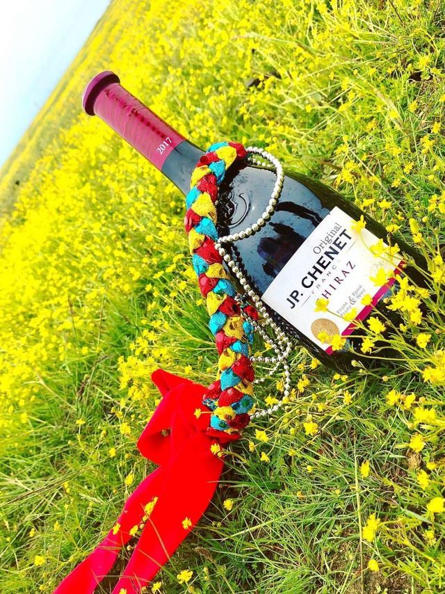 香奈歪脖子红酒西拉干红