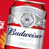 百威（Budweiser）淡色拉格啤酒 255ml*12听