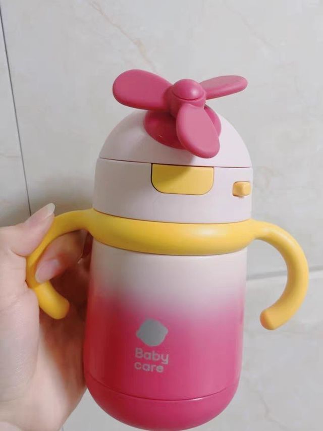 超好看的杯具熊儿童保温杯