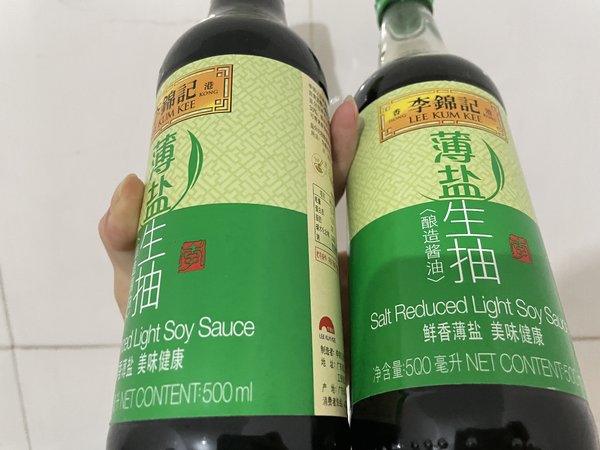 薄盐生抽！酿造酱油！