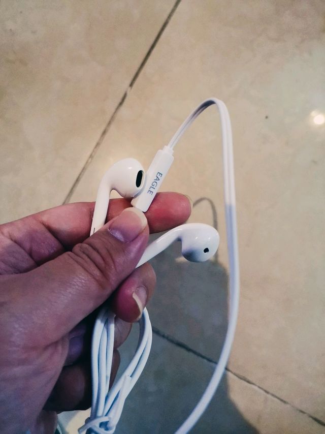 家里备了副廉价平口耳机