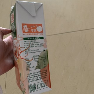 汇源1L苹果汁  真材实料的果汁