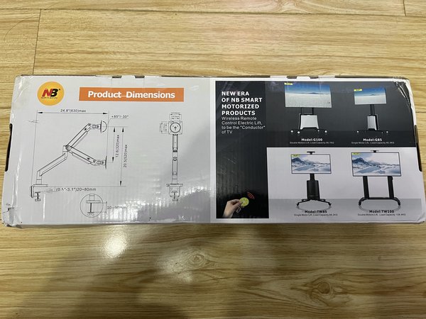 带鱼屏也能用的显示器支架NB G40