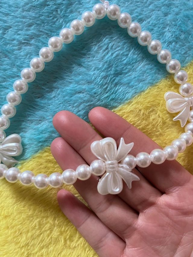 温柔有气质的珍珠手机壳链条