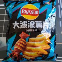 乐事大波浪薯片铁板鱿鱼味