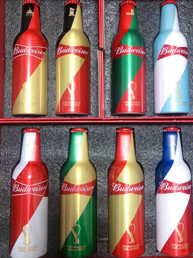 Budweiser/百威啤酒FIFA世界罐定制355ml*8