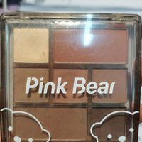 pink bear 眼影盘，新手党入！！！