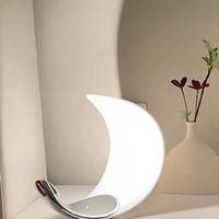 t意大利LuceplanCurl月亮台灯客厅轻奢氛围高级感卧室床头灯设计师