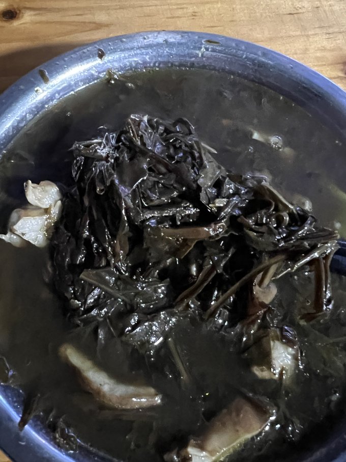 瓷都德化本地美食清淡降火苦菜汤