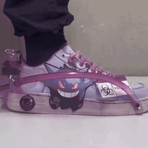 民间大神自制“宝可梦技能×Air Force”球鞋，是真的会放技能那种！